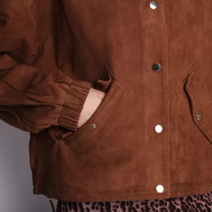 Giubbino in suede - Tosca Blu